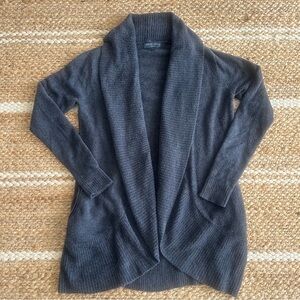 Barefoot Dreams Cardigan Open Front Cozy Chic Indigo Deep Sea Blue